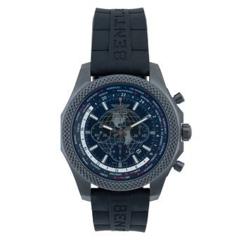 breitling bentley world time chronograph stainless steel automatic men's watch|breitling bentley j44382 price.